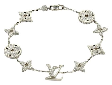 louis vuitton bracelet white gold diamond all around|louis vuitton bracelets on sale.